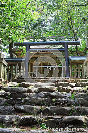 Yokoyama Jinjaã€€Shinto shrine in Shiga Pref, Japan Stock Photo